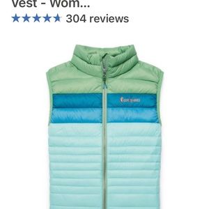 Cotopaxi women’s size lg down vest
